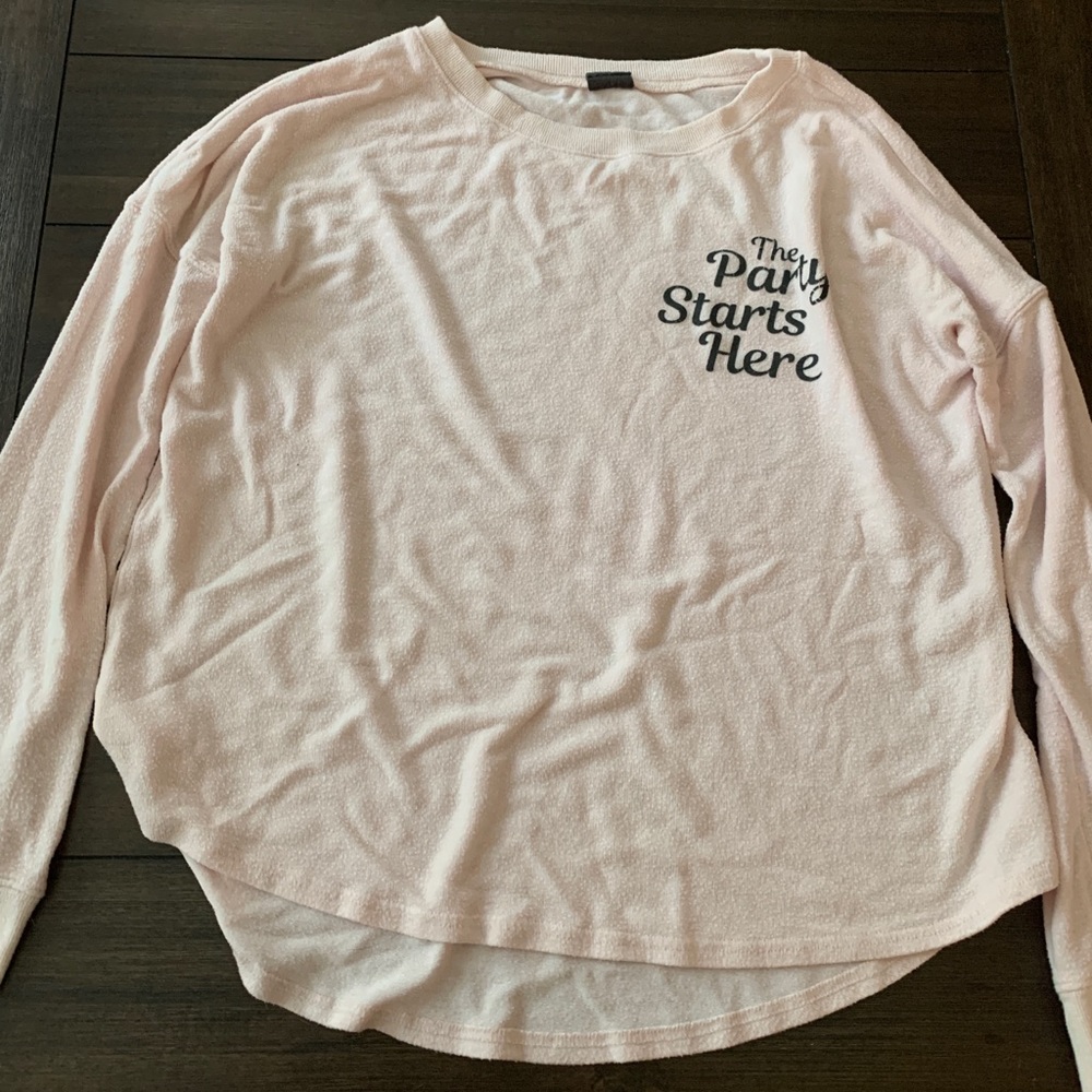 Pink pajama shirt